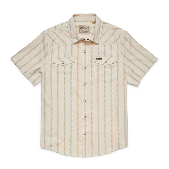 Howler Brothers  HB X Land Cruiser H Bar B Snapshirt: Tracks Off White | Tailwaters Fly Fishing