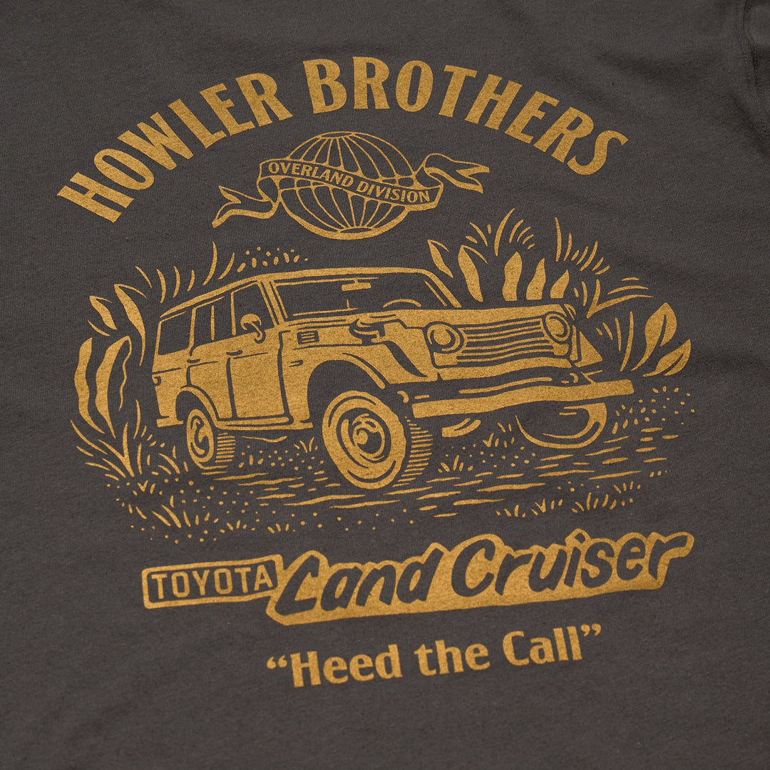 Howler Brothers HB X Land Cruiser T-Shirt: Overlander Antique Black | Tailwaters Fly Fishing