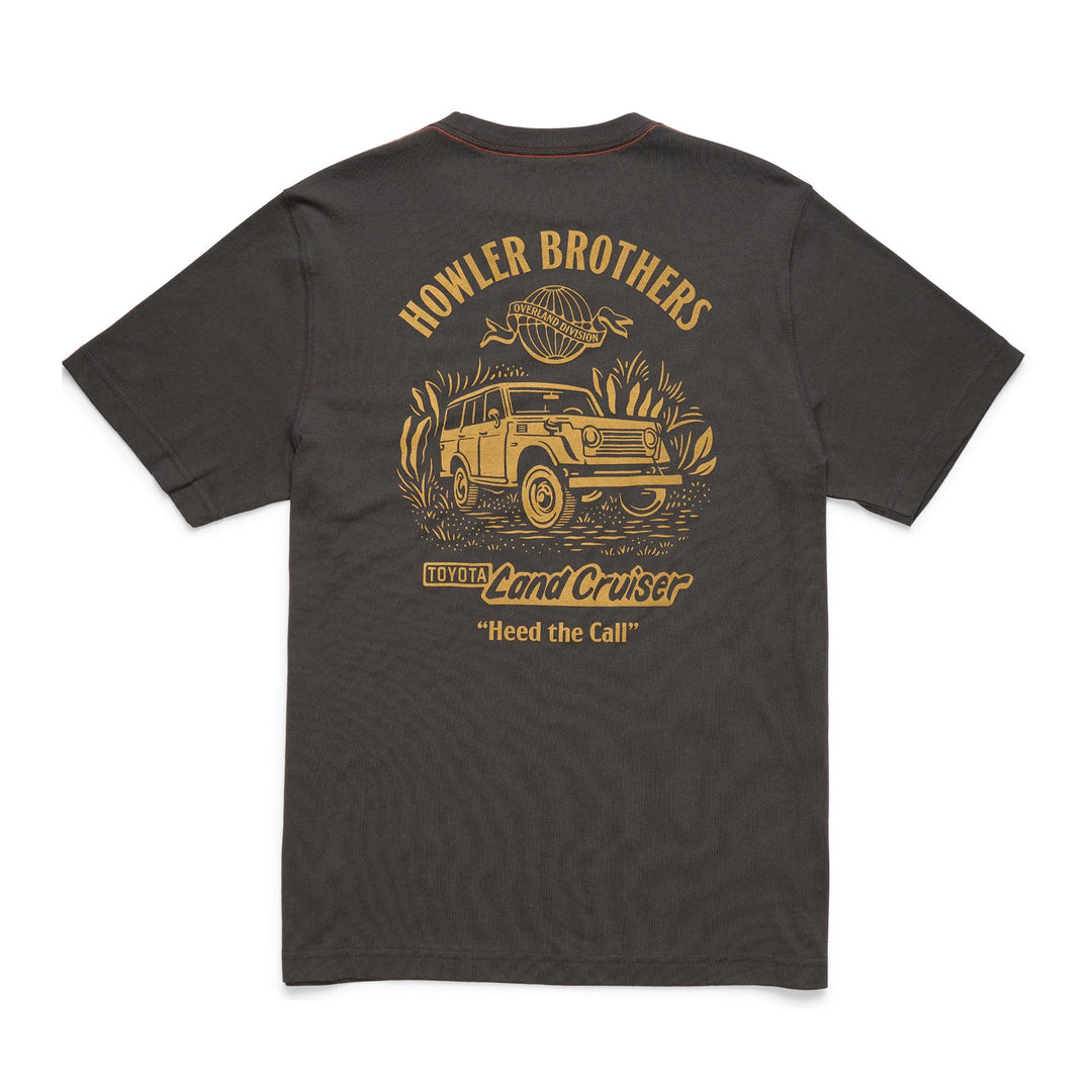 Howler Brothers HB X Land Cruiser T-Shirt: Overlander Antique Black | Tailwaters Fly Fishing