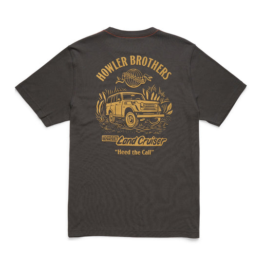 Howler Brothers HB X Land Cruiser T-Shirt: Overlander Antique Black | Tailwaters Fly Fishing