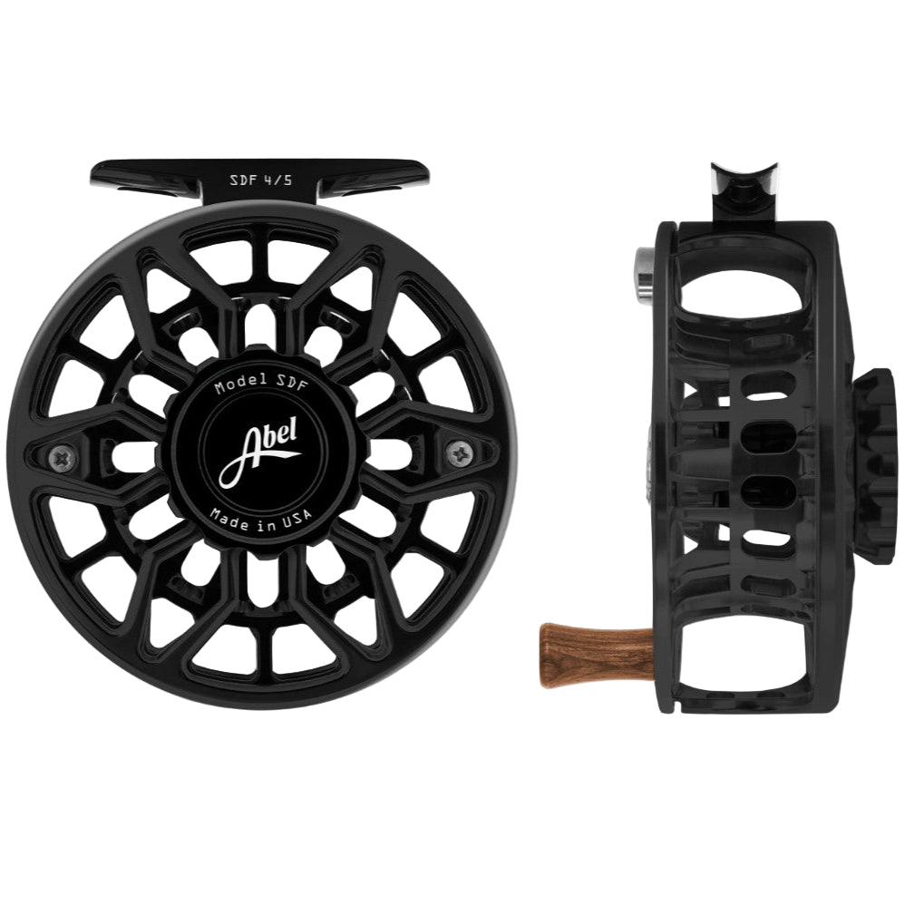 Abel SDF Reel: 4-5, Ported: Black & Black