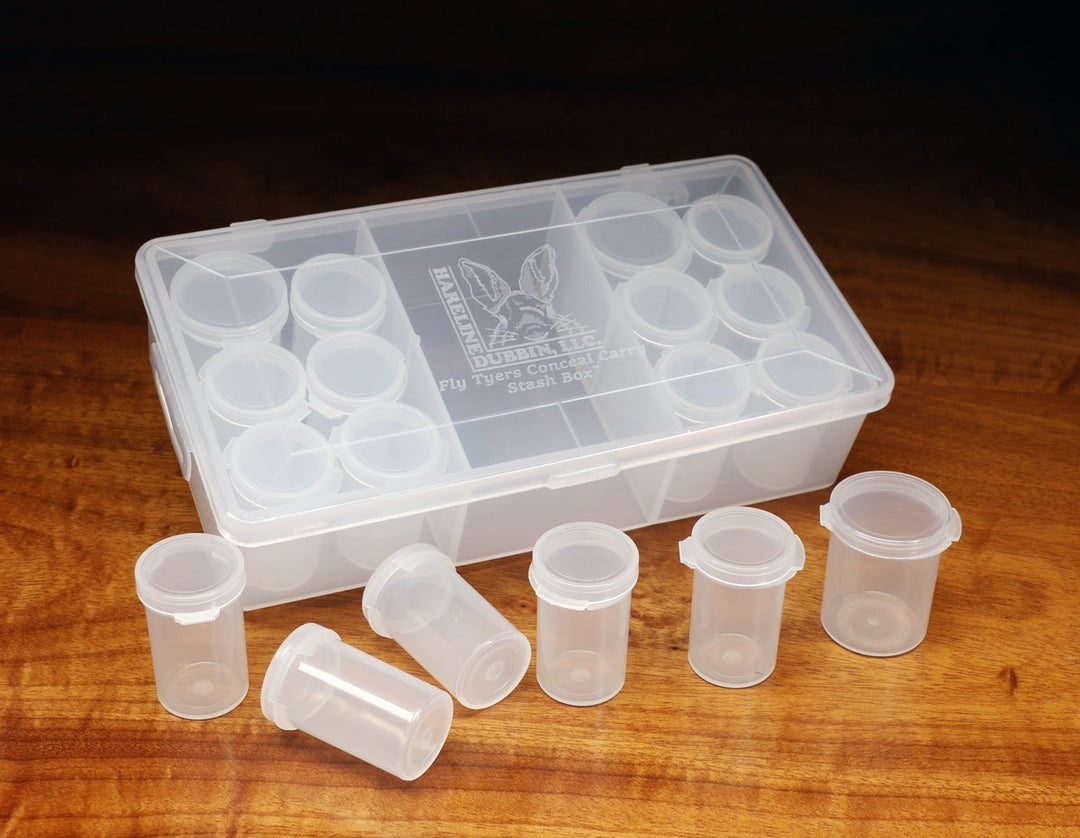 Hareline Fly Tyers 18 Pop Top Conceal Carry Stash Box | Tailwaters Fly Fishing