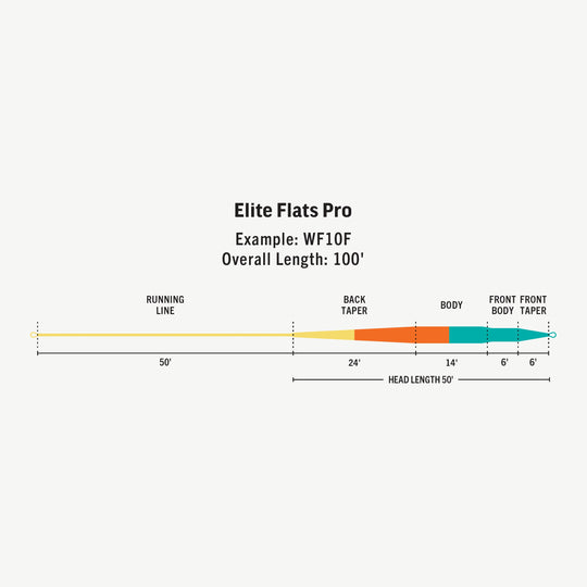 RIO Products Elite Flats Pro Clear Tip Fly Line, Taper, view 2