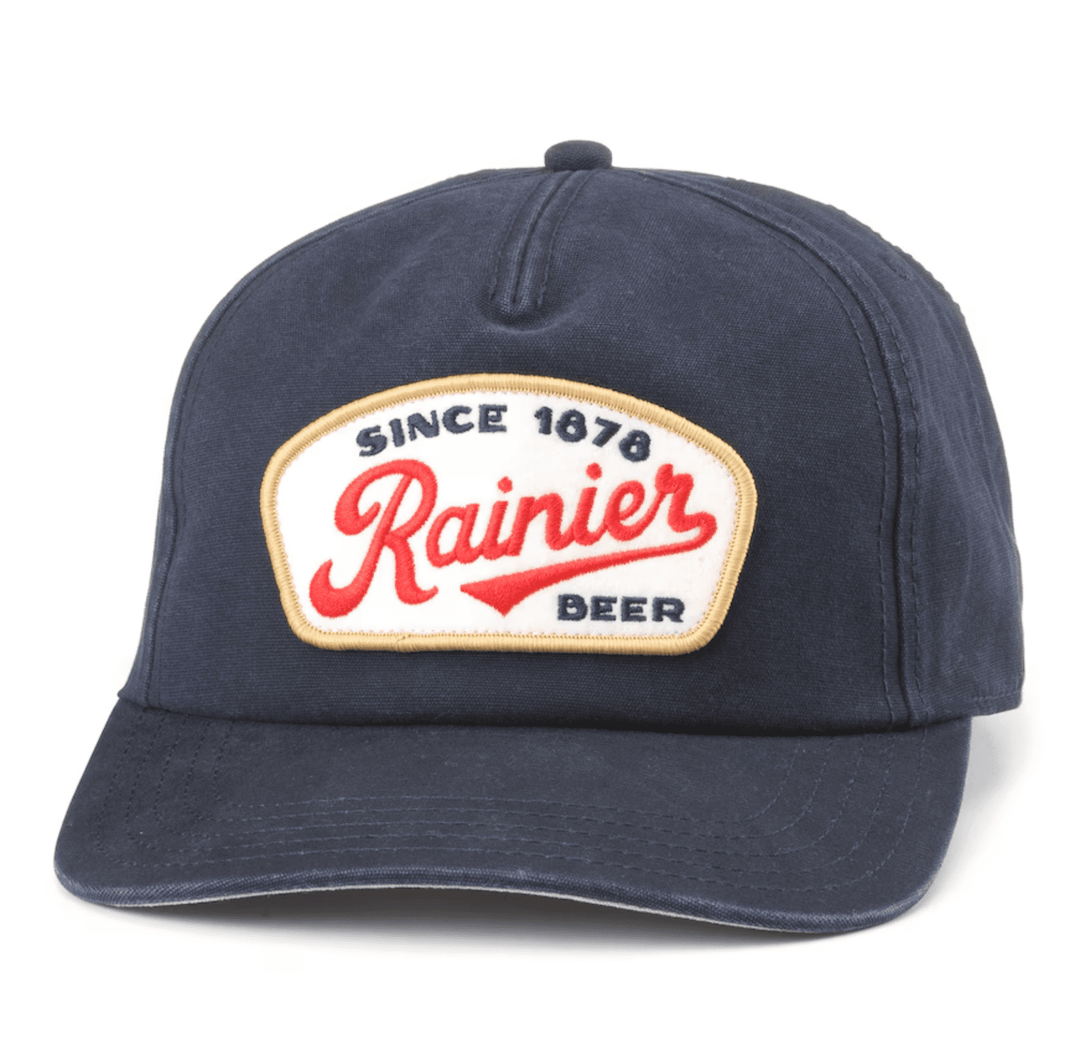 American Needle Rainier Beer Patch Snapback | Tailwaters Fly Fishing