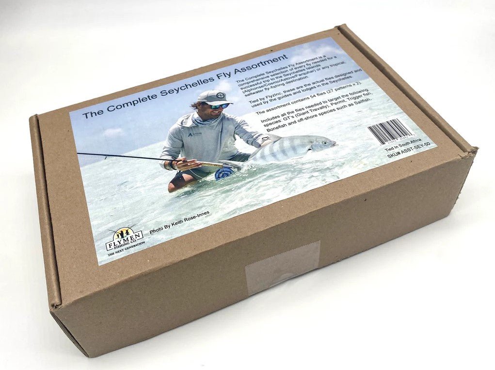 Flymen Fishing Co The Complete Seychelles Fly Assortment | Tailwaters Fly Fishing