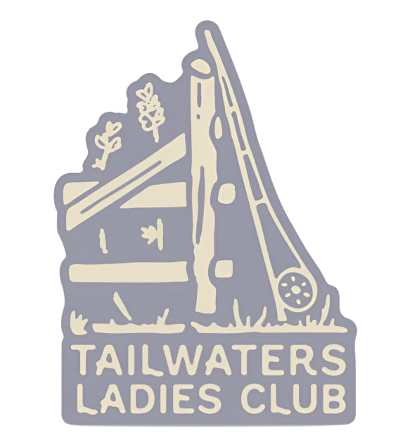 Tailwaters Fly Fishing Ladies Club Access Point Sticker | Tailwaters Fly Fishing