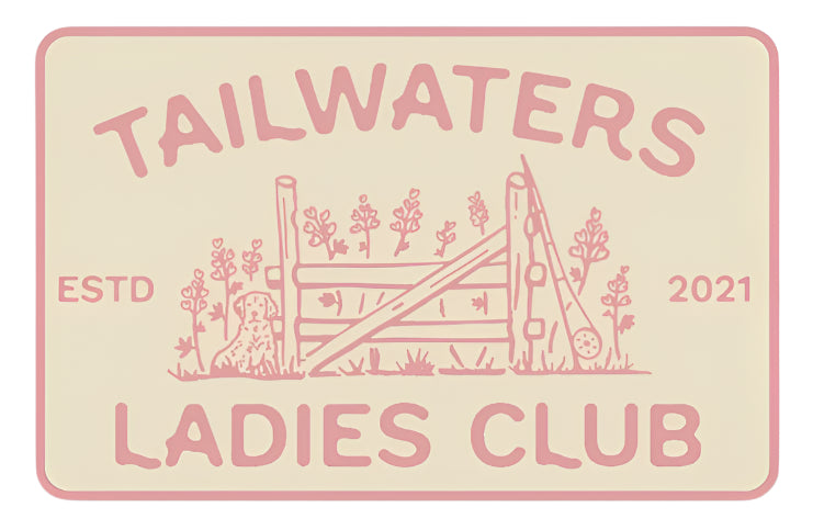 Tailwaters Fly Fishing Ladies Club Open Range Sticker | Tailwaters Fly Fishing