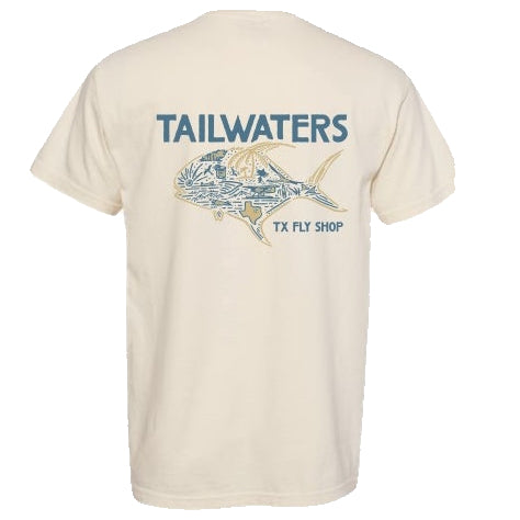 Tailwaters Fly Fishing Worldwide Permit T-Shirt | Tailwaters Fly Fishing