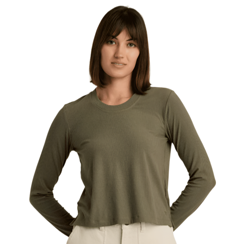 Free Fly Apparel Women's Ribbed Bamboo Long Sleeve | Tailwaters Fly Fishing