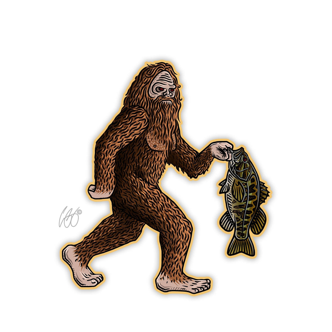 Casey Underwood Smallmouth Decal | Tailwaters Fly Fishing