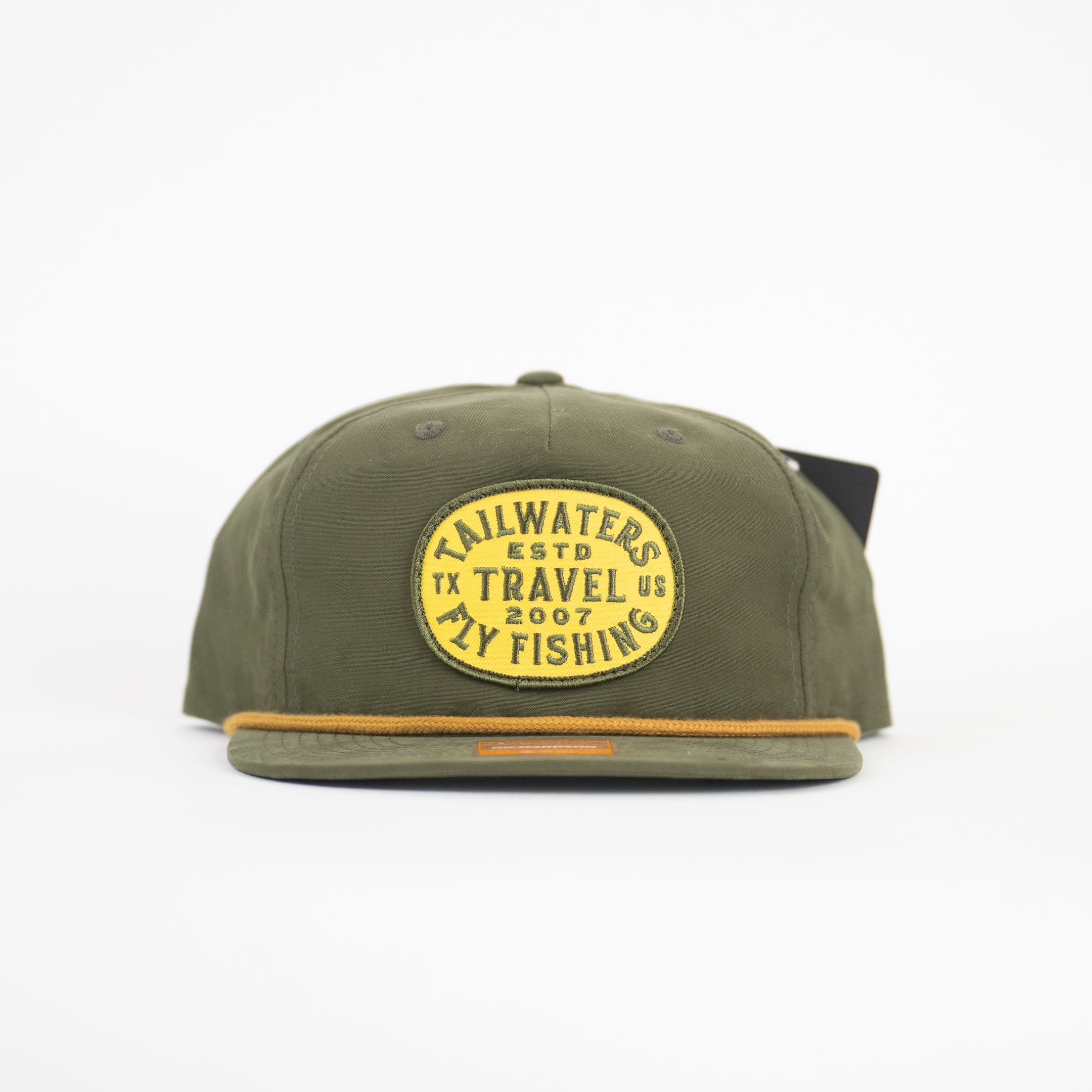 Tailwaters Fly Fishing Field Travel Logo Patch Hat