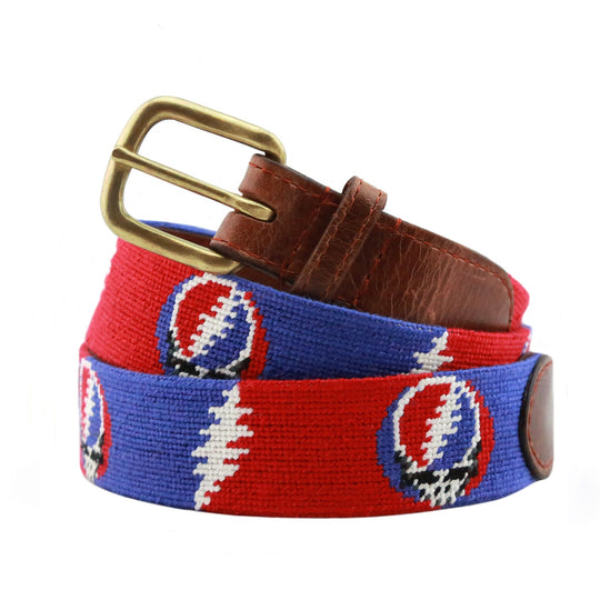 Smathers & Branson Steal Your Face Bolts Belt, Low