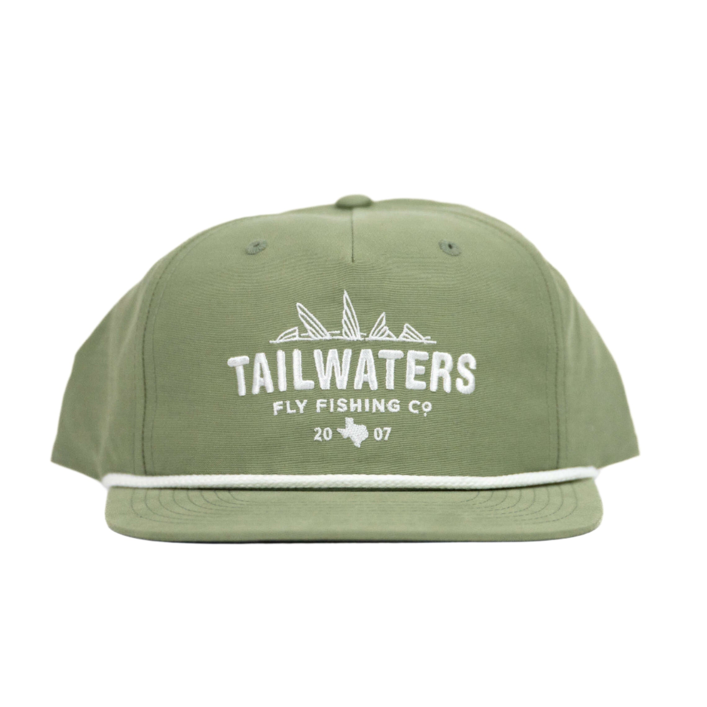 Tailwaters Fly Fishing Tails Logo Embroidered Roper Hat | Tailwaters Fly Fishing