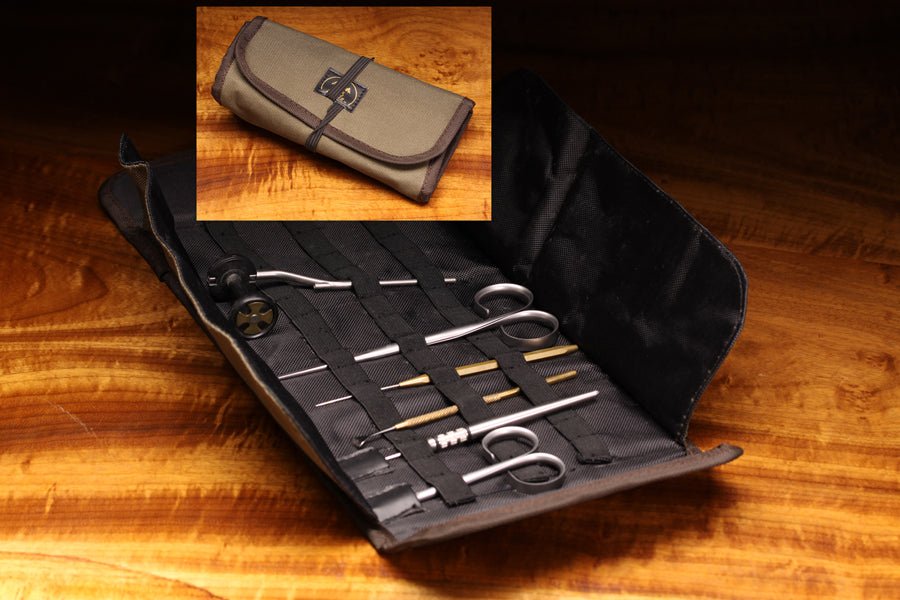 Hareline Roll Up Tying Tool Pouch