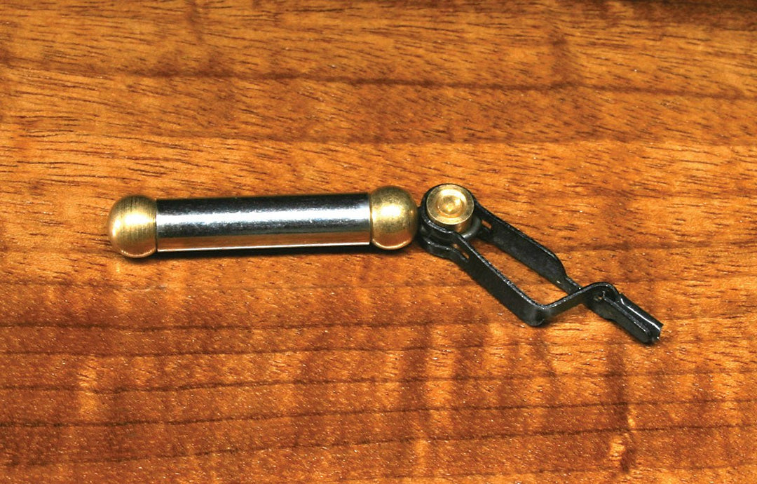 Hareline Small Handled Rotary Hackle Plier With Silicon Sleeve
