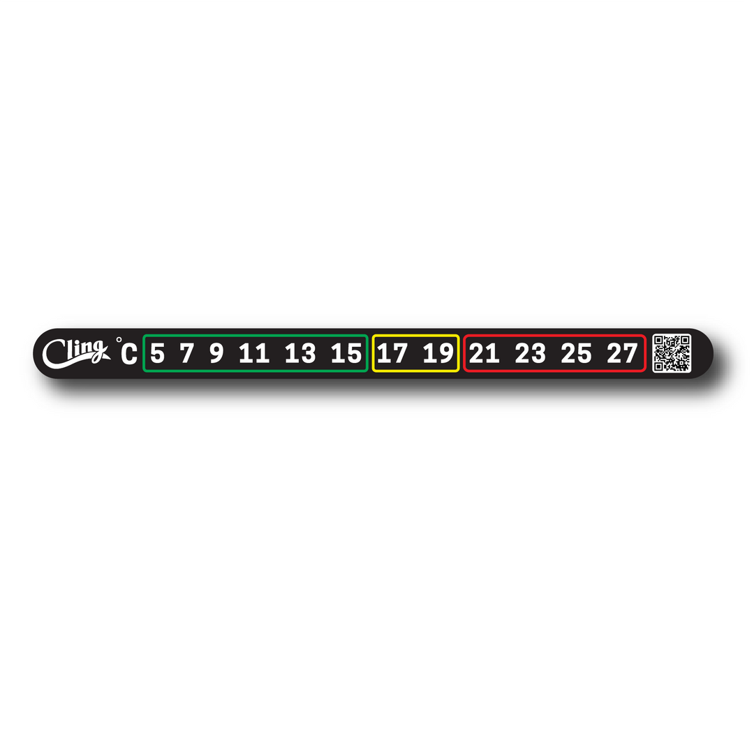 Cling Temperature Tape, Celsius