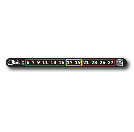 Cling Temperature Tape, Celsius