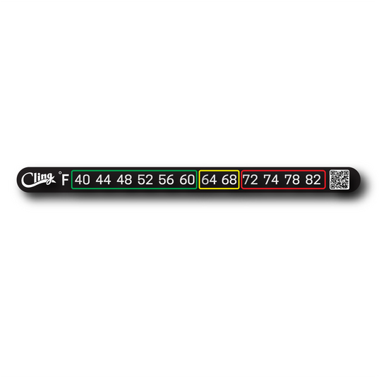 Cling Temperature Tape, Fahrenheit, view 2