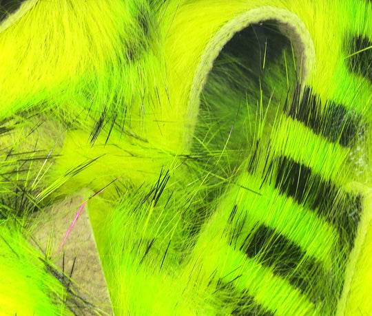 Hareline Magnum Tiger Barred Rabbit Strips | Tailwaters Fly Fishing