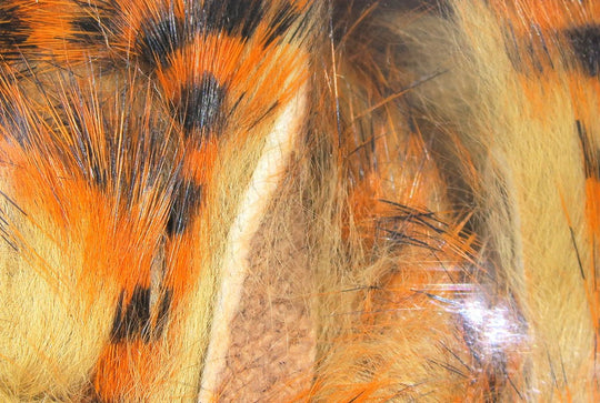 Hareline Magnum Tiger Barred Rabbit Strips