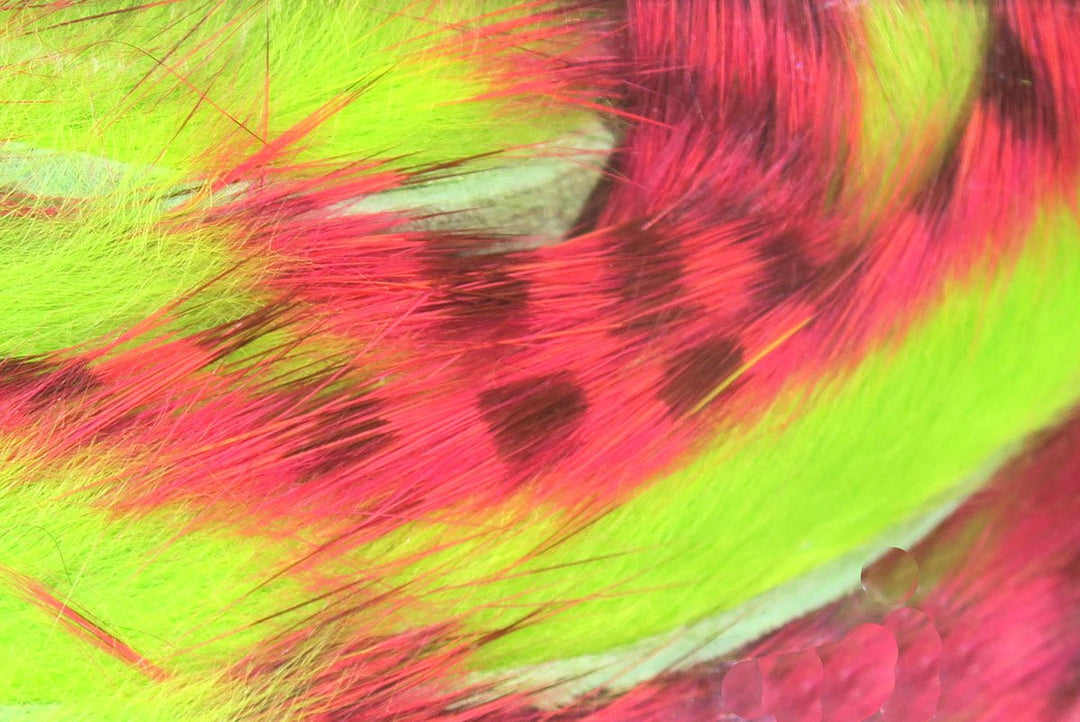 Hareline Magnum Tiger Barred Rabbit Strips