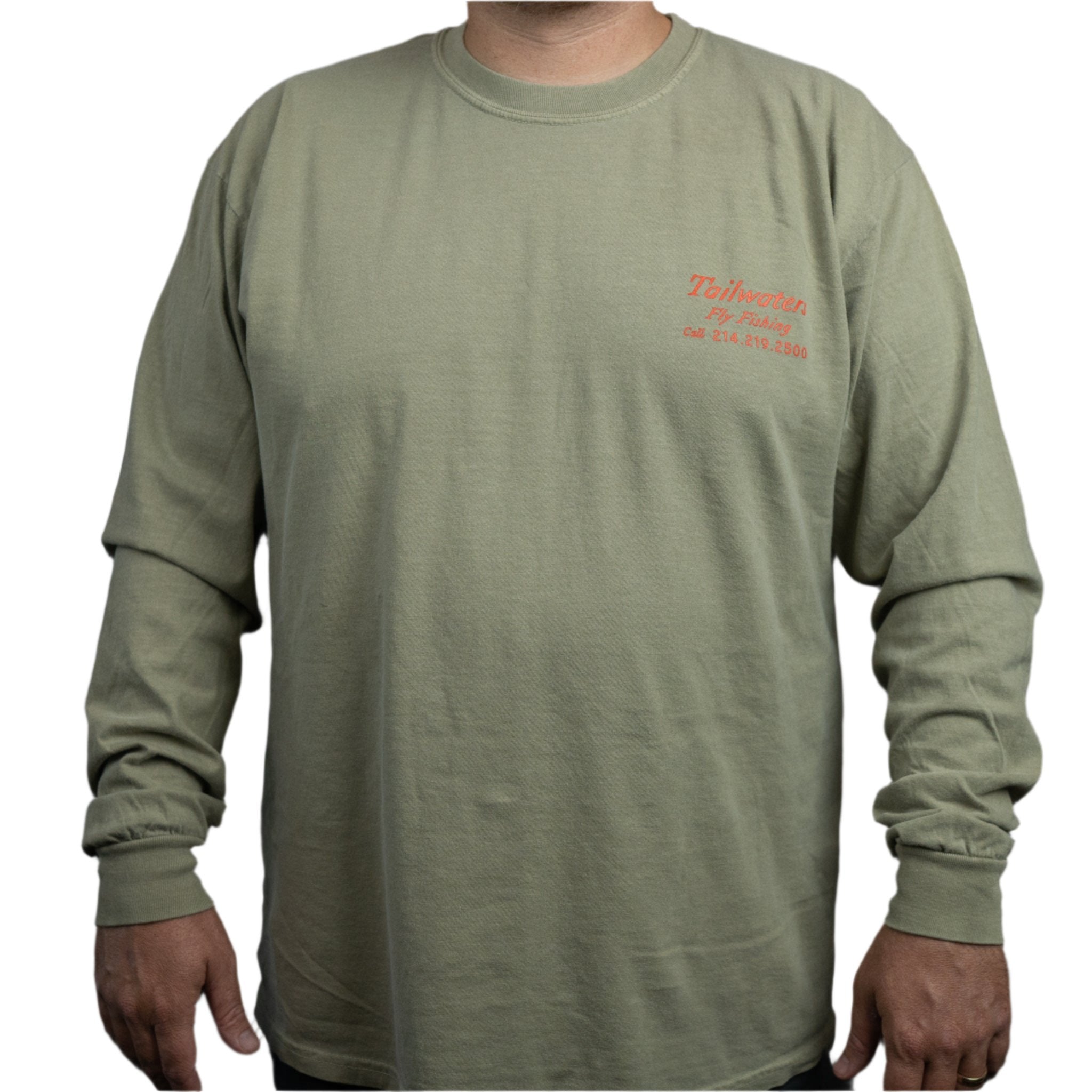 Tailwaters Fly Fishing Cowboy Angler Long Sleeve T-Shirt