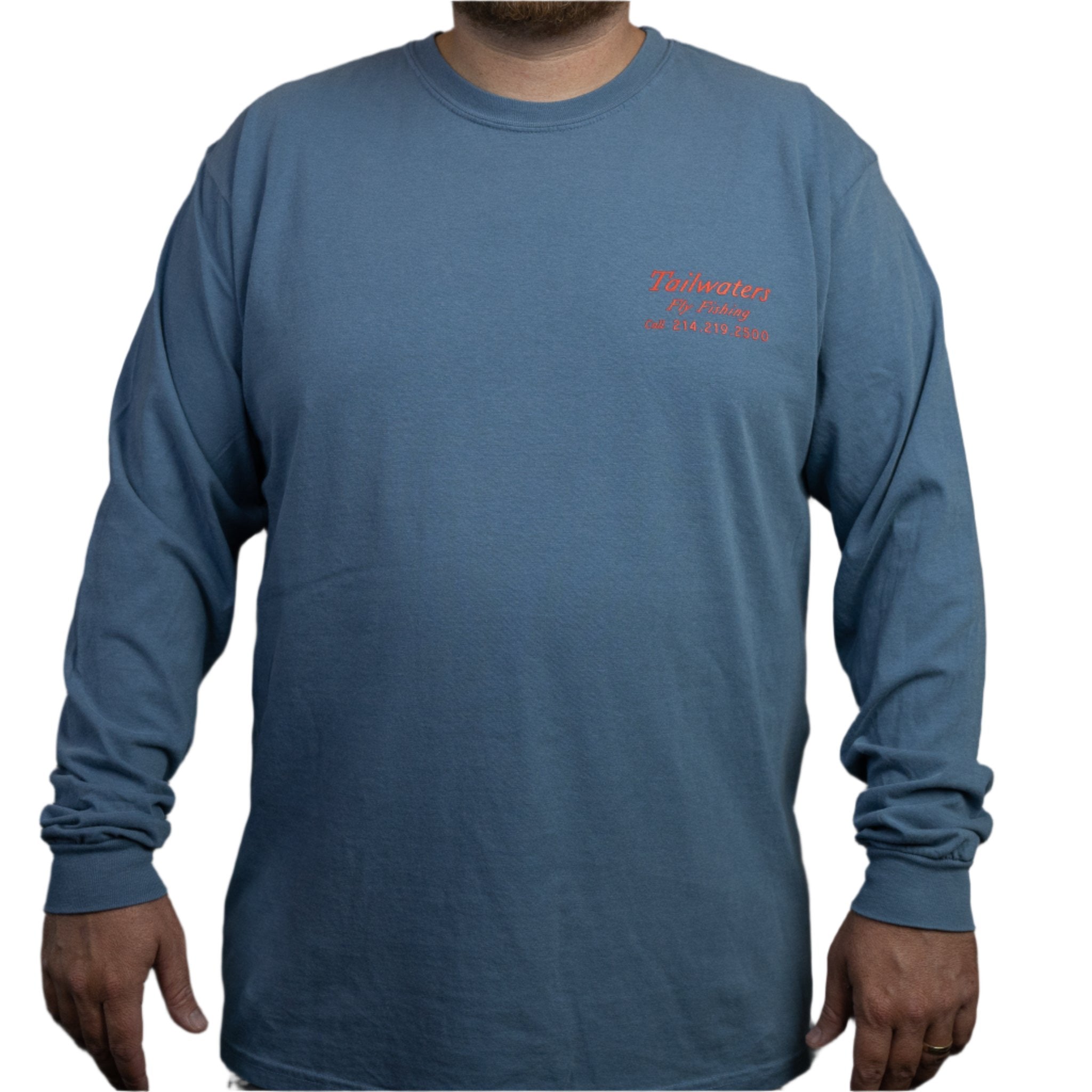 Tailwaters Fly Fishing Cowboy Angler Long Sleeve T-Shirt