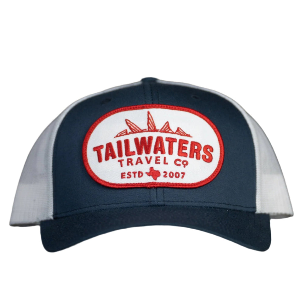 Tailwaters Fly Fishing Red Travel Patch Hat | Tailwaters Fly Fishing
