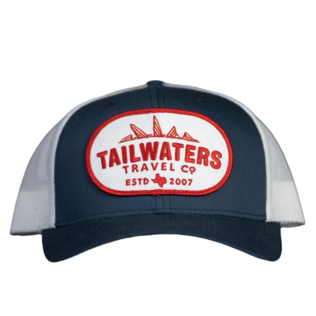 Tailwaters Fly Fishing Red Travel Patch Hat | Tailwaters Fly Fishing