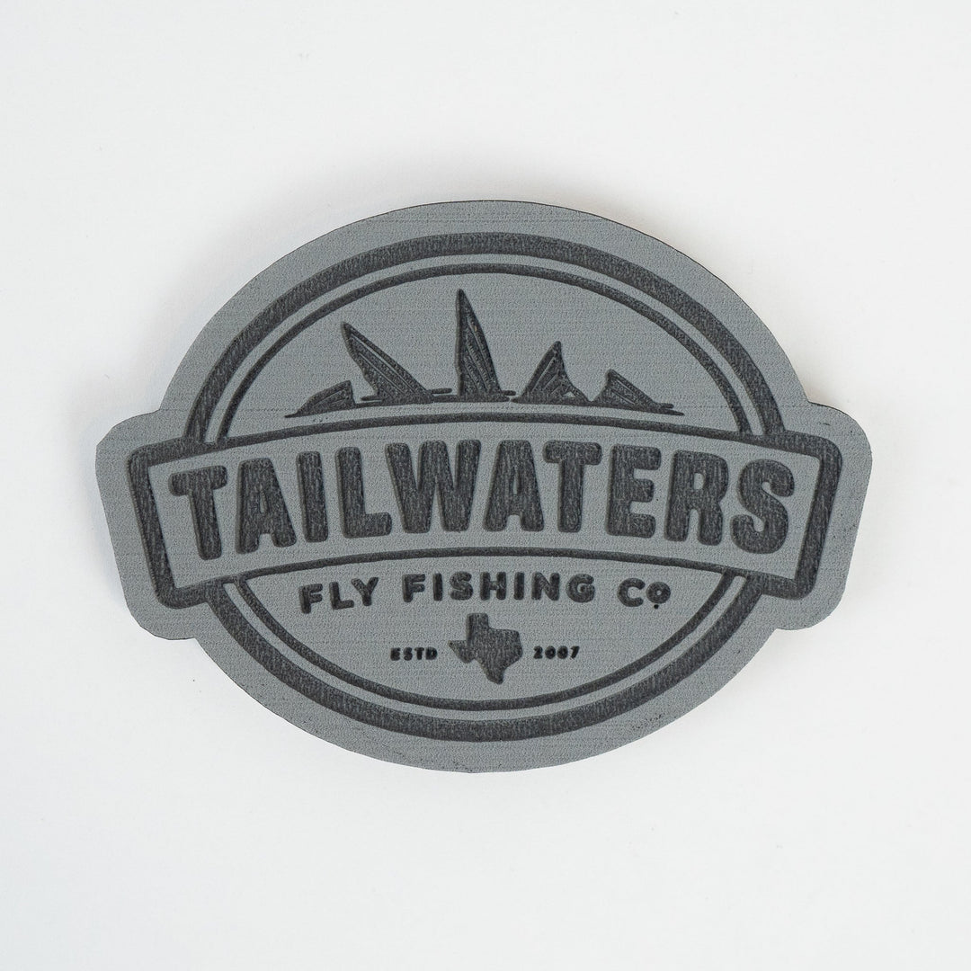 Tailwaters Logo Custom Cut Foam Patch | Tailwaters Fly Fishing