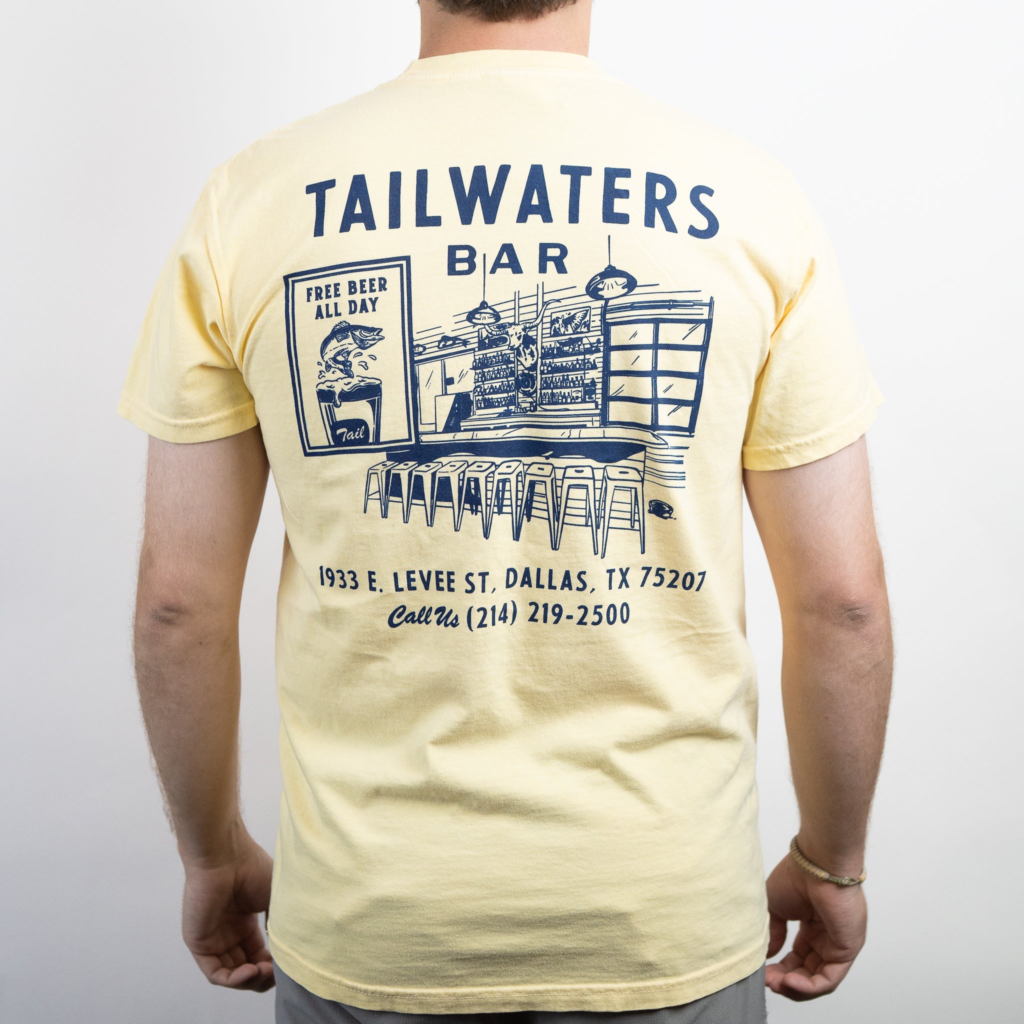 Tailwaters Fly Fishing Bar Logo Short Sleeve T-Shirt