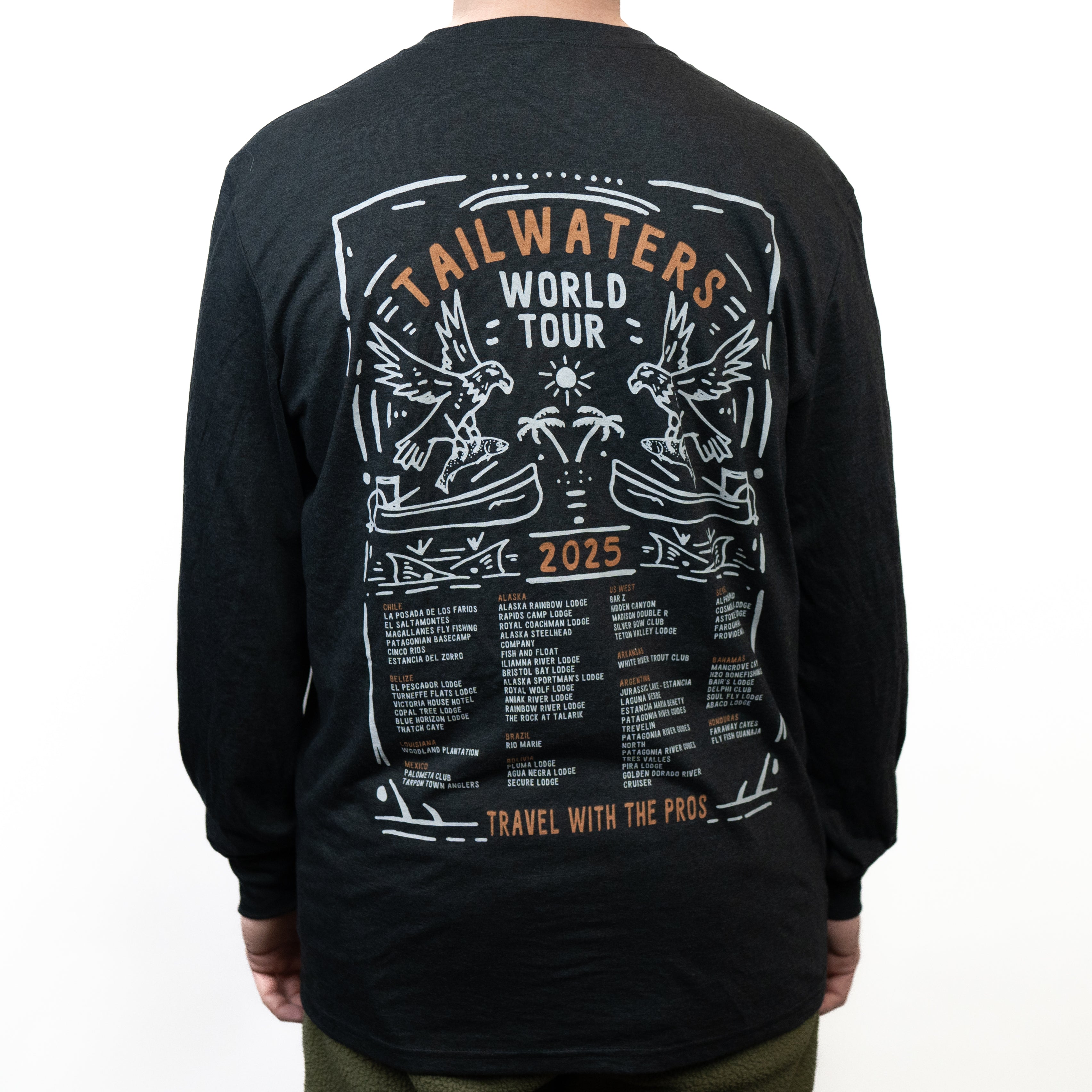 Tailwaters Fly Fishing World Tour LS Shirt | Tailwaters Fly Fishing