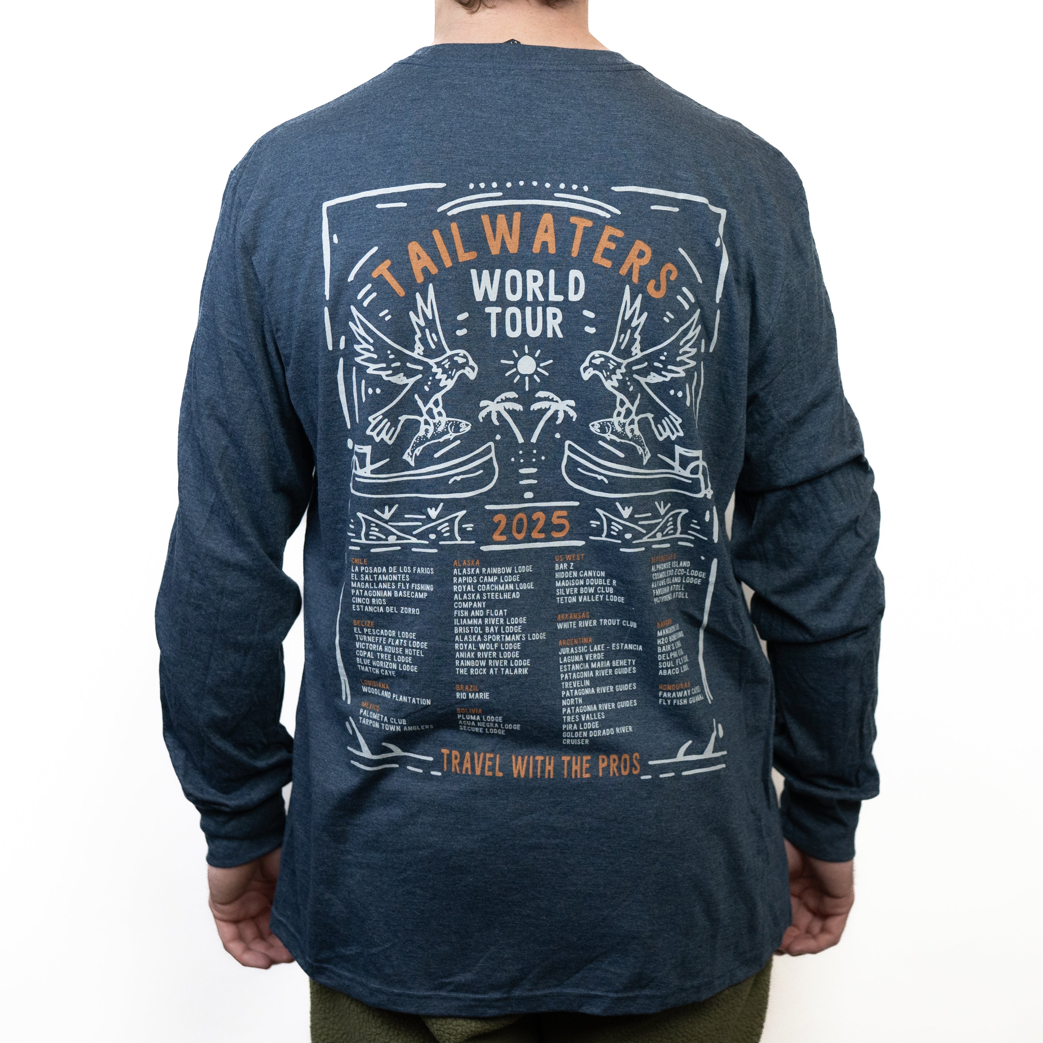 Tailwaters Fly Fishing World Tour LS Shirt | Tailwaters Fly Fishing