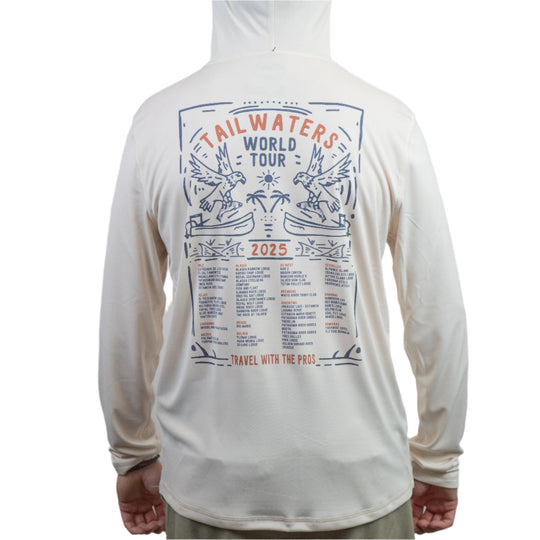 Tailwaters Fly Fishing World Tour Sun Hoody | Tailwaters Fly Fishing