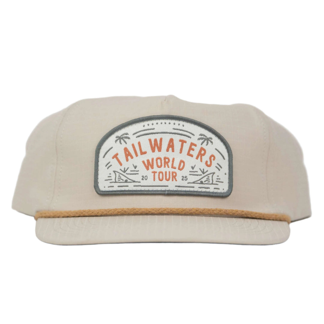 Tailwaters Fly Fishing World Tour Patch Roper Hat | Tailwaters Fly Fishing