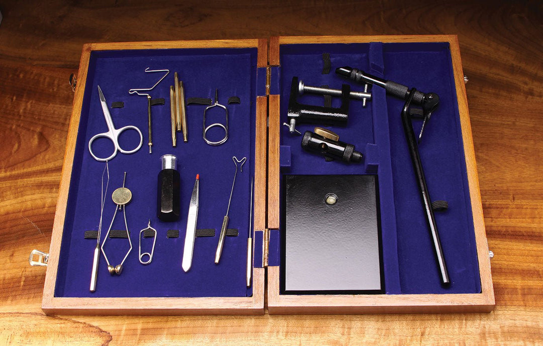 Hareline Deluxe Wooden Fly Tying Kit | Tailwaters Fly Fishing