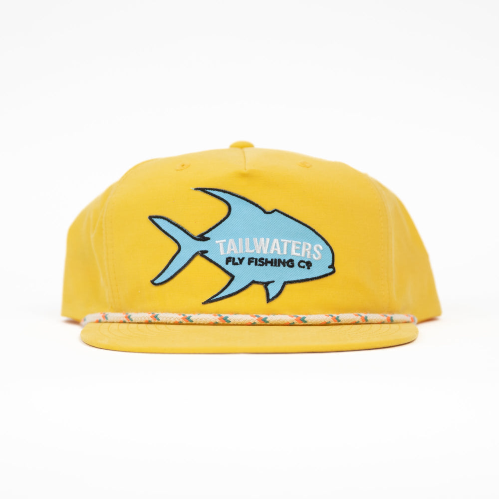Tailwaters Fly Fishing Permit Fish Patch Hat