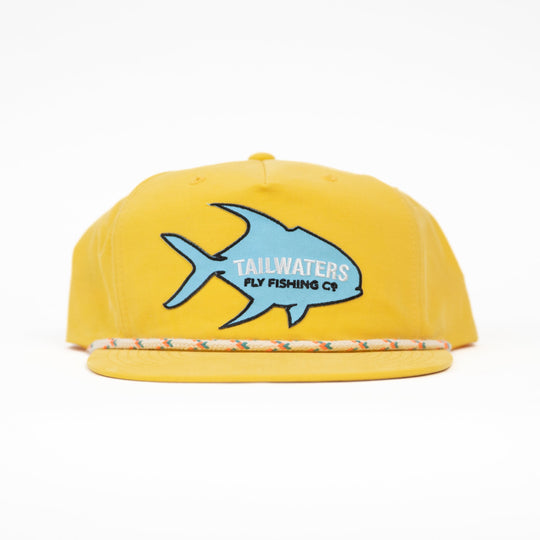 Tailwaters Fly Fishing Permit Fish Patch Hat