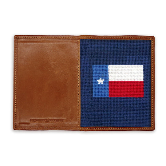 Smathers & Branson Texas Flag Passport Case, Classic Navy, view 2
