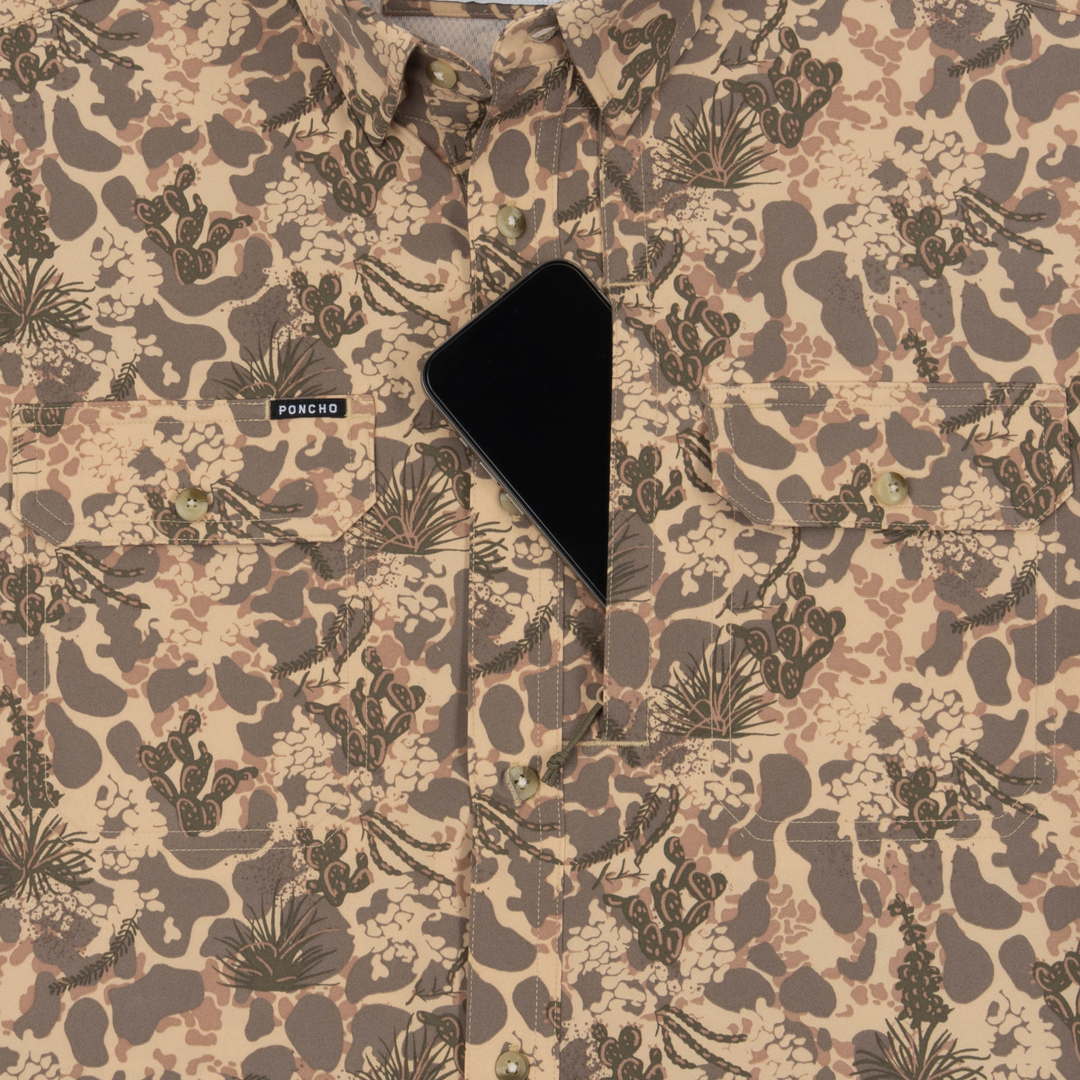 Poncho The Albany Short Sleeve Shirt, detail, view 3