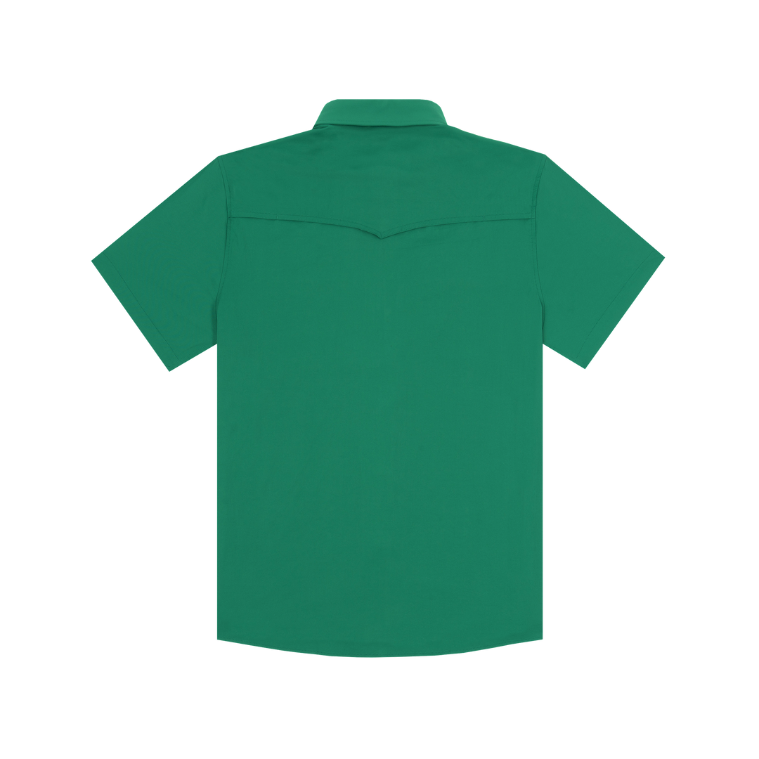 Poncho The Amen Short Sleeve Shirt, back view