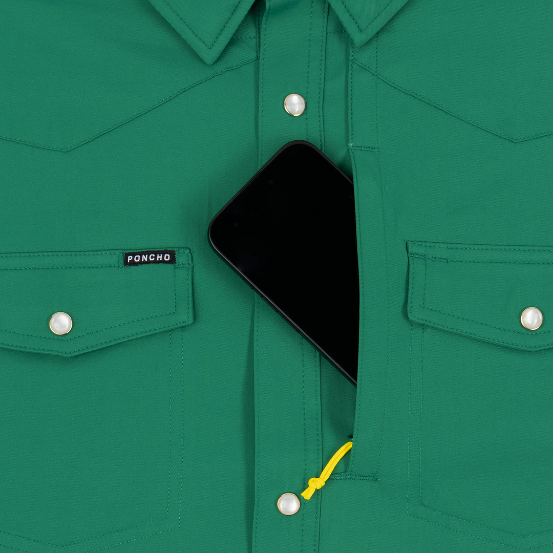 Poncho The Amen Short Sleeve Shirt, detail, view 3