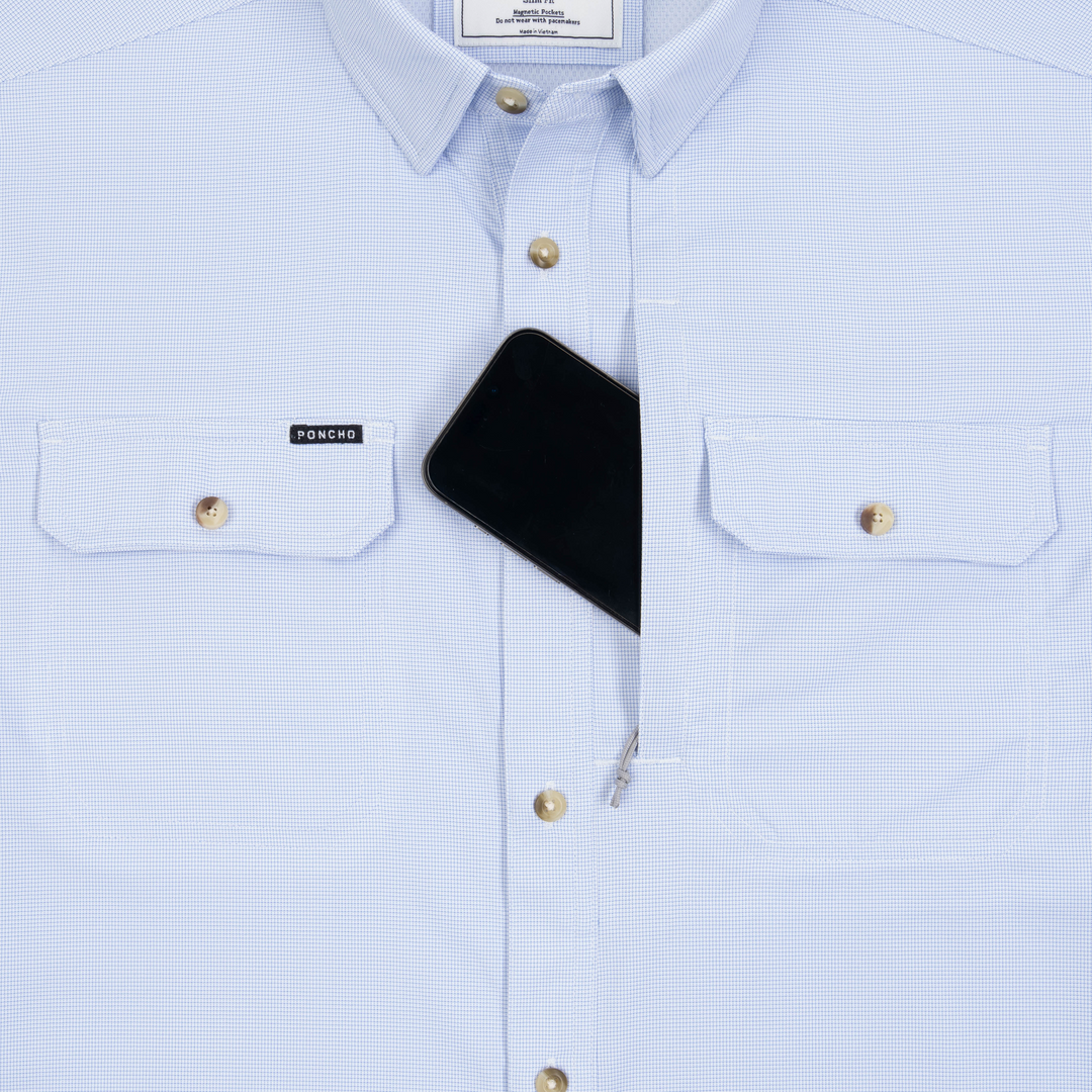 Poncho The Anchoa Short Sleeve Shirt, detail, view 3