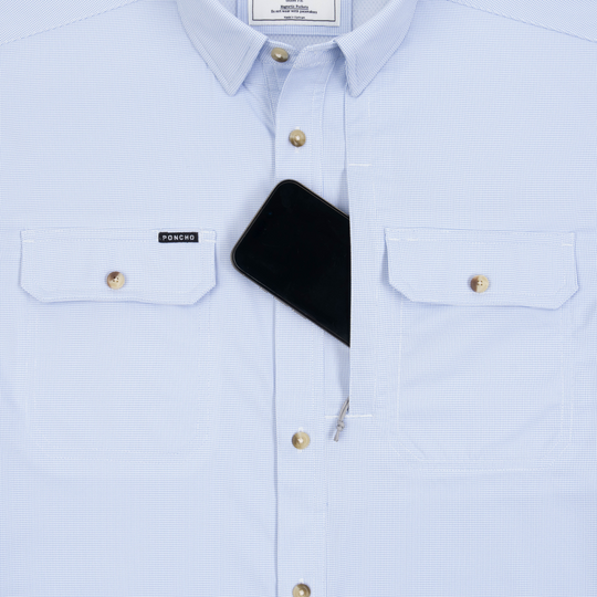 Poncho The Anchoa Short Sleeve Shirt, detail, view 3