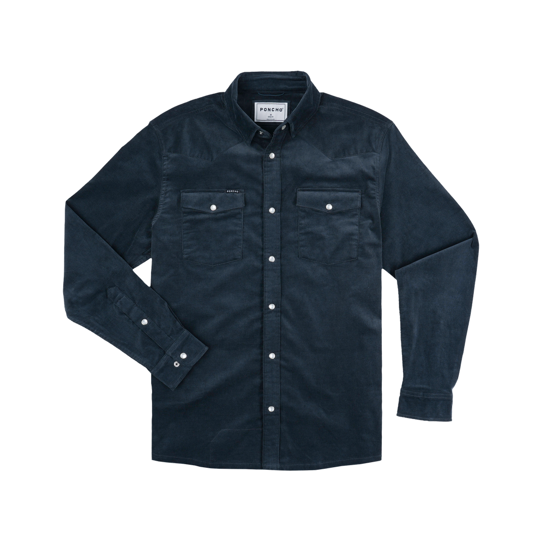 Poncho The Barton Springs Long Sleeve Shirt, front view