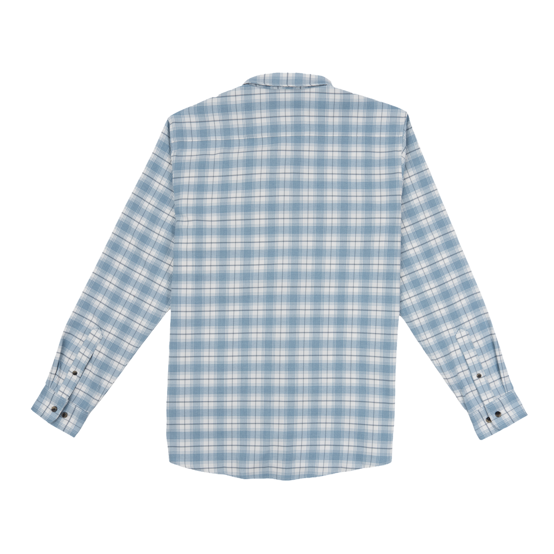 Poncho The Blue Bison Long Sleeve Shirt, back view