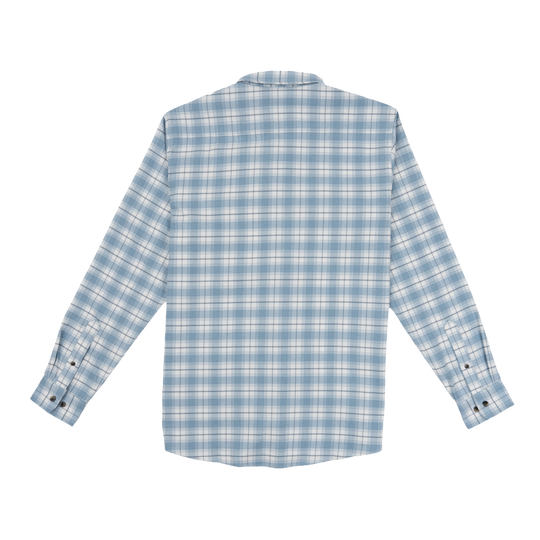 Poncho The Blue Bison Long Sleeve Shirt, back view