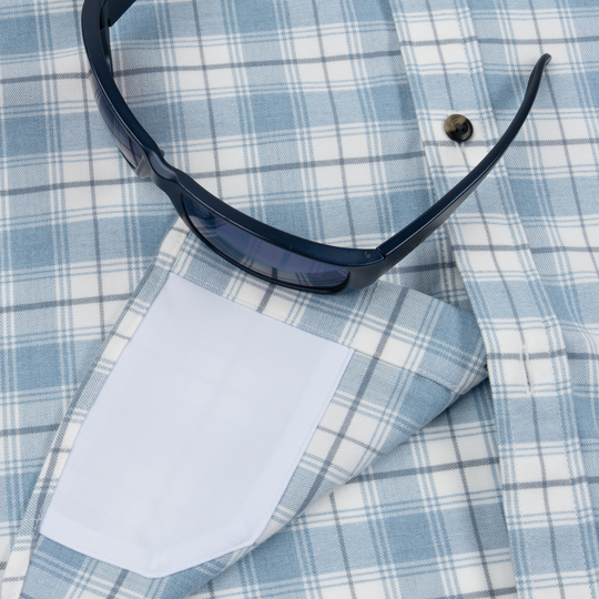 Poncho The Blue Bison Long Sleeve Shirt, detail, view 2