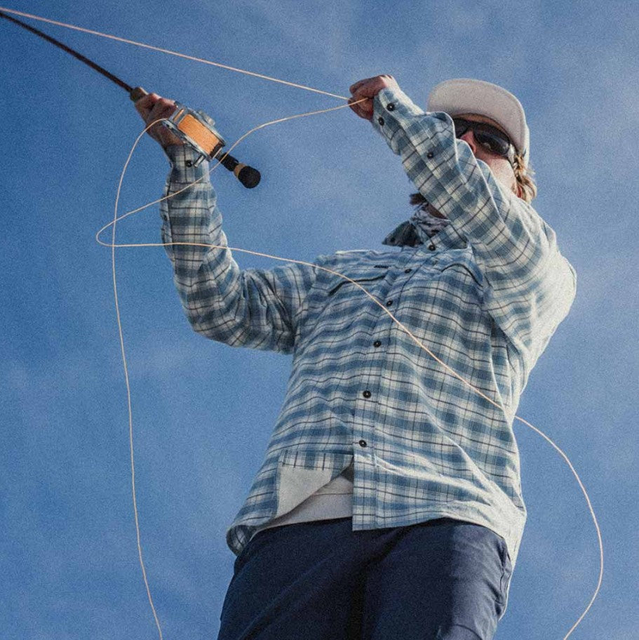 Poncho The Blue Bison Long Sleeve Shirt | Tailwaters Fly Fishing