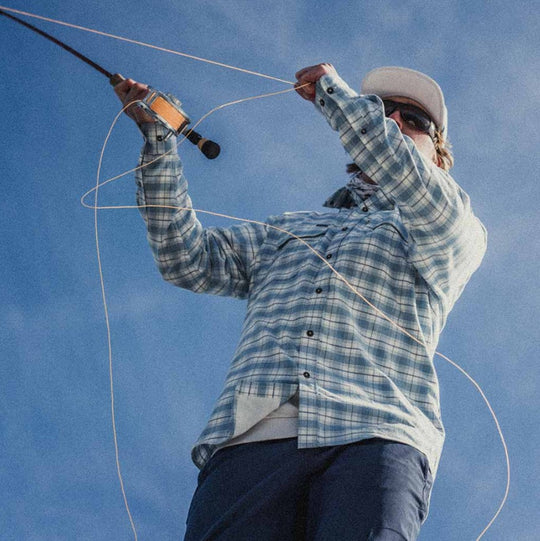 Poncho The Blue Bison Long Sleeve Shirt | Tailwaters Fly Fishing